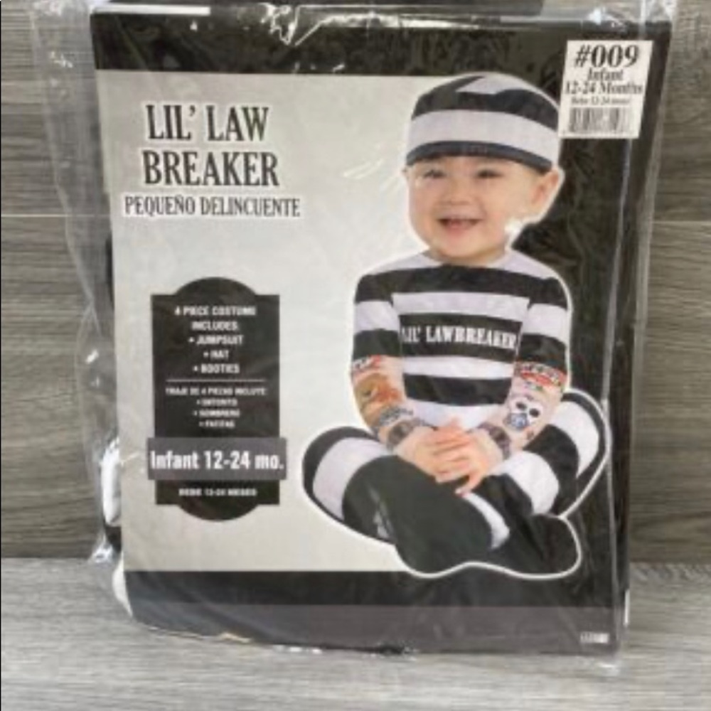 Halloween Infant Lil-Lawbreaker Costume